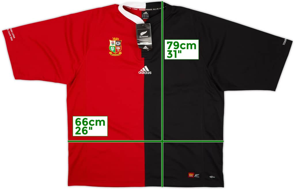 2005 British & Irish Lions/New Zealand Rugby Commemorative Shirt (XXL)