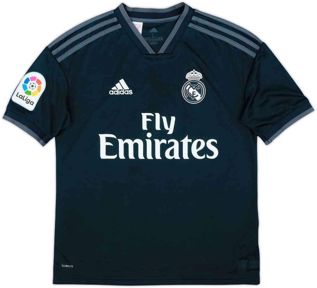 2018-19 Real Madrid Away Shirt - 9/10 - (L.Boys)