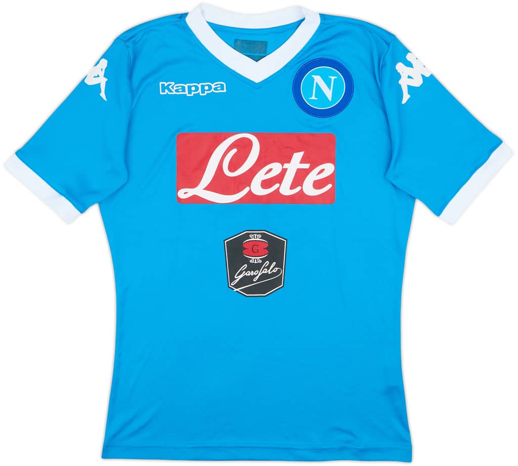 2015-16 Napoli Basic Home Shirt - 7/10 - (S)