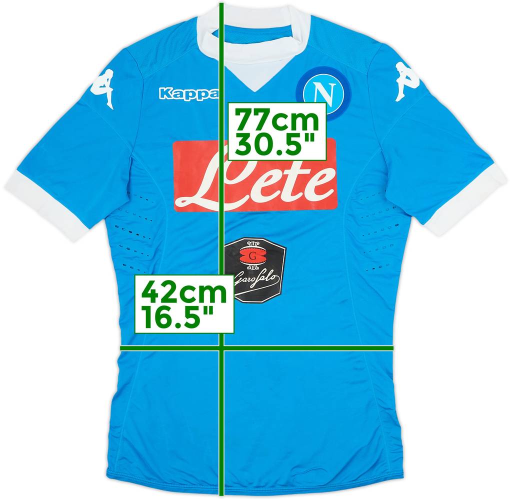 2015-16 Napoli Home Shirt - 7/10 - (L)