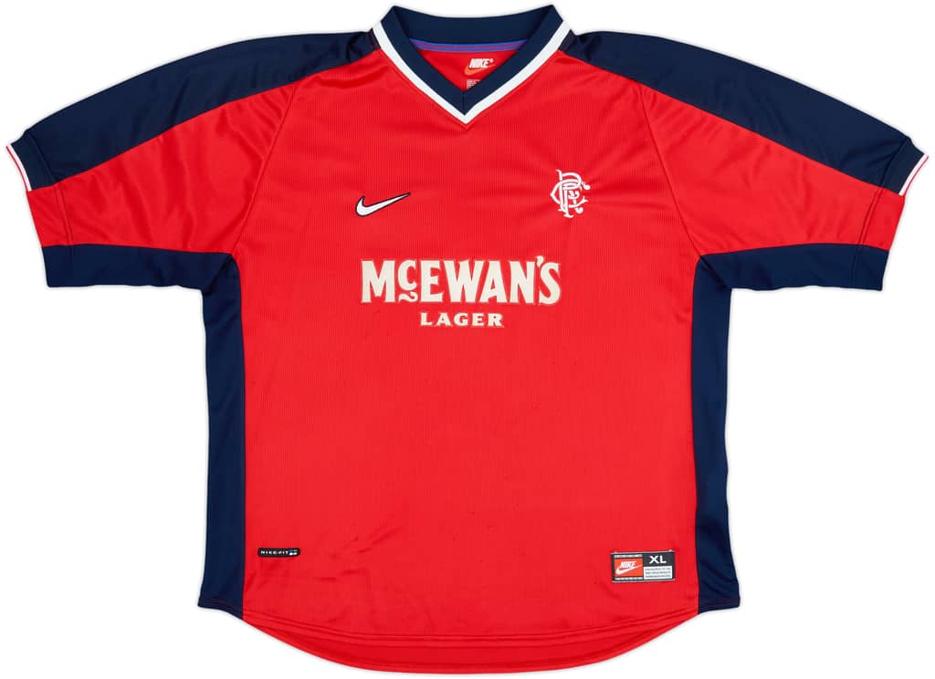 1998-99 Rangers Away Shirt - 8/10 - (XL)