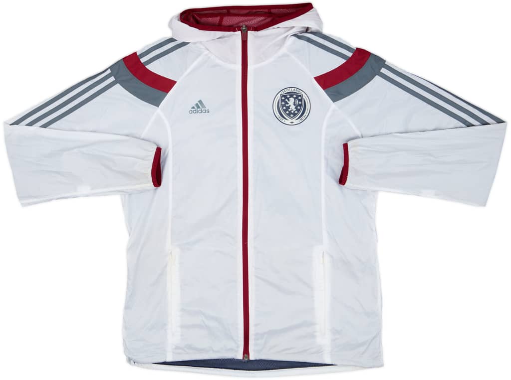 2013-14 Scotland adidas Hooded Track Jacket - 7/10 - (M)
