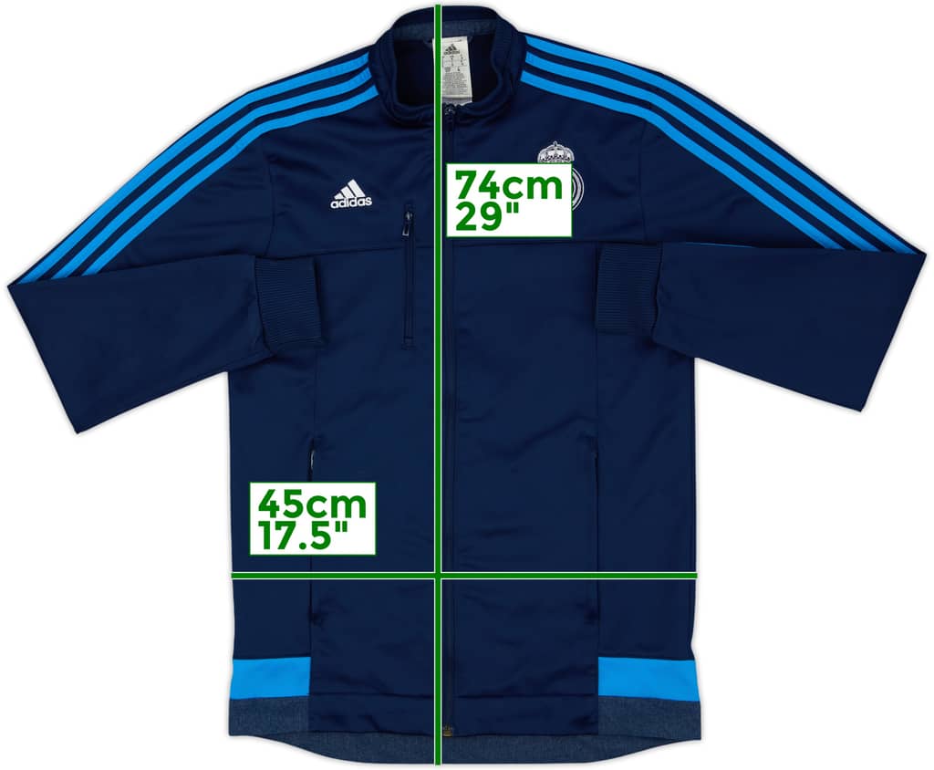2015-16 Real Madrid adidas Track Jacket - 9/10 - (S)