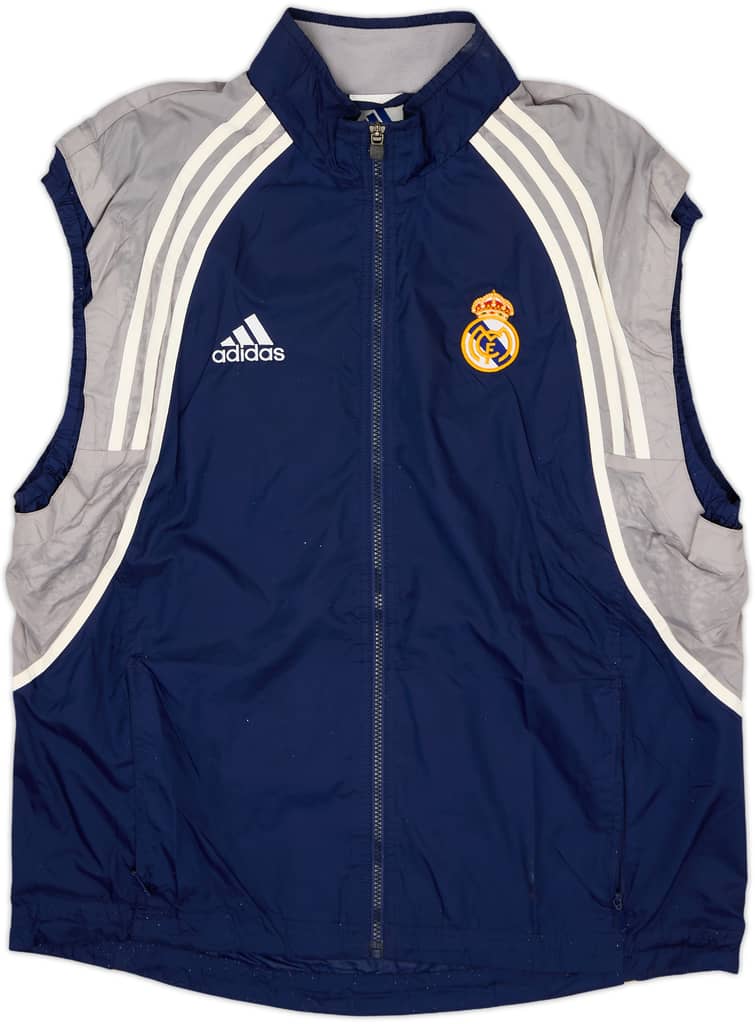 2000-01 Real Madrid adidas Gilet - 6/10 - (M/L)