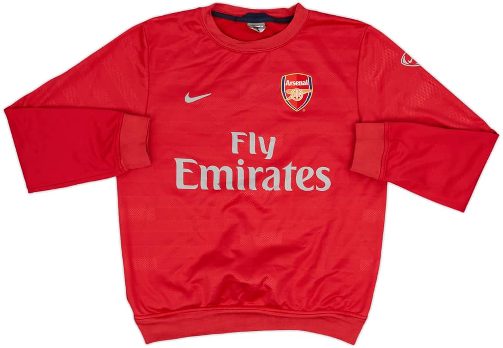 2009-10 Arsenal Nike Sweat Top - 7/10 - (S)