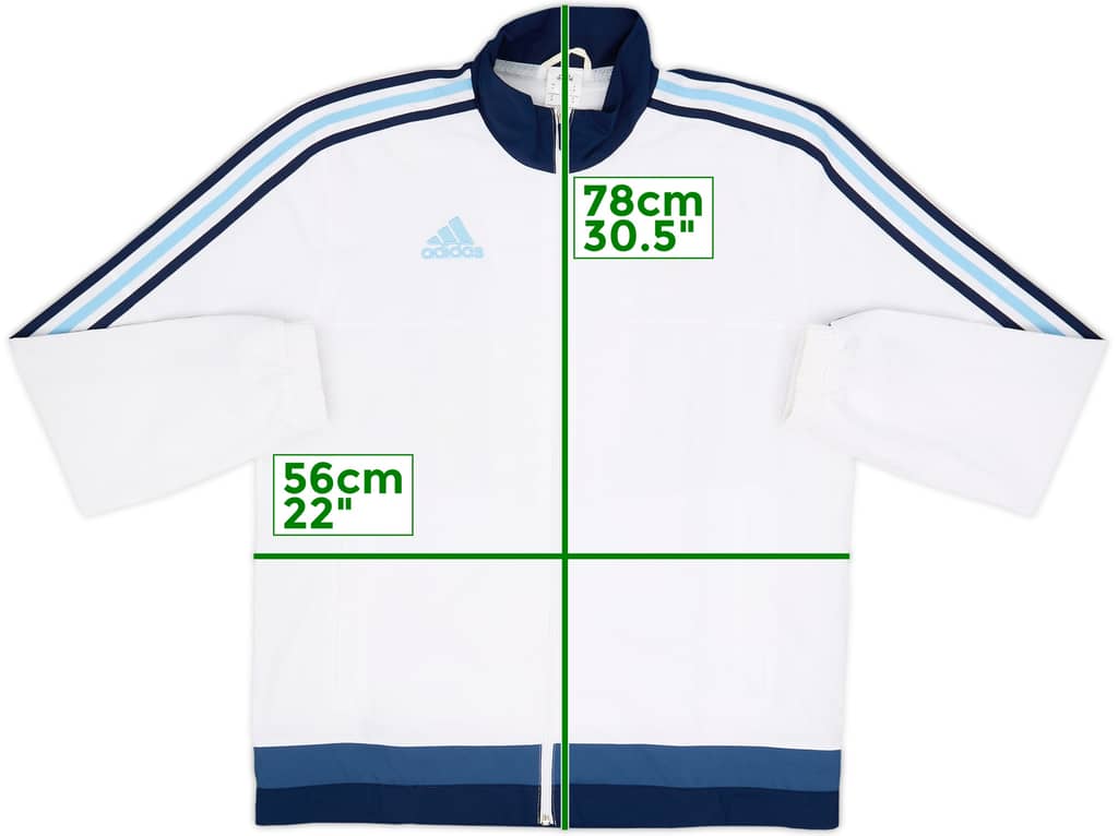 2014-15 Argentina adidas Track Jacket - 8/10 - (M)