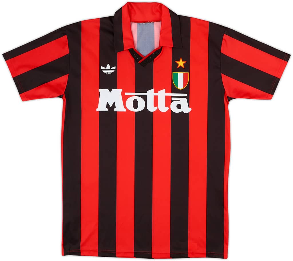 1992-93 AC Milan Home Shirt - 8/10 - (S)