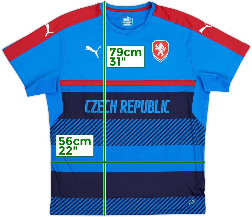 2014-16 Czech Republic Puma Training Shirt - 8/10 - (XXL)