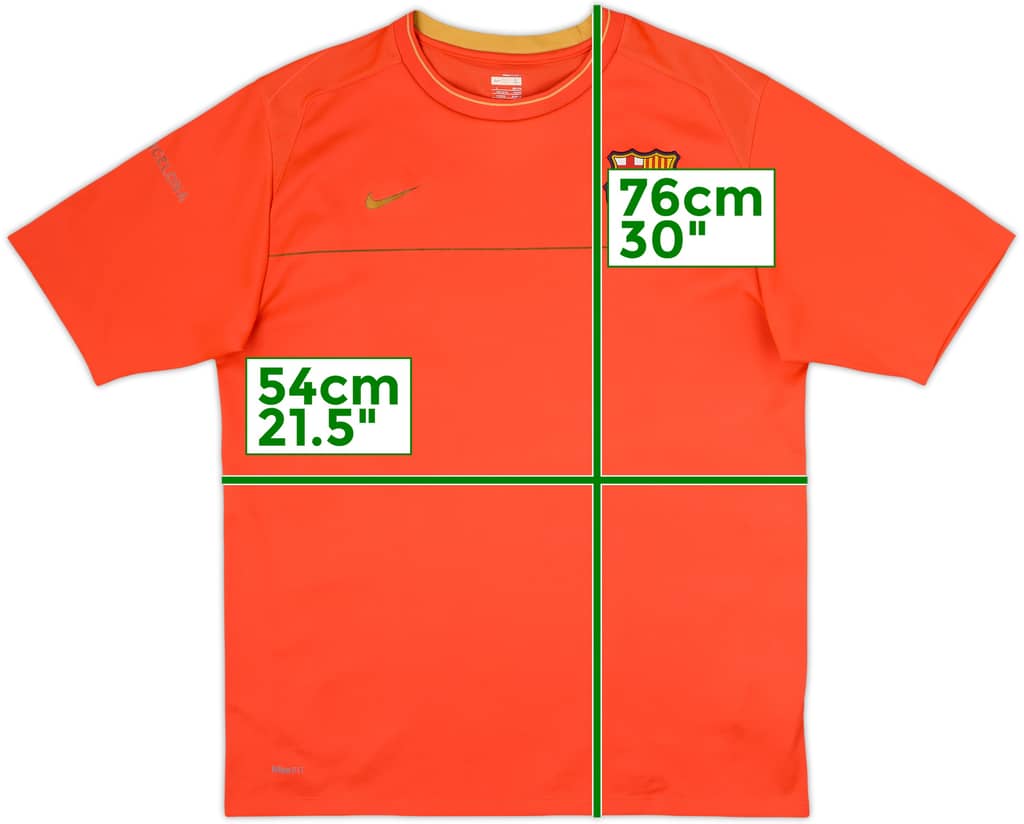 2008-09 Barcelona Nike Training Shirt - 8/10 - (L)