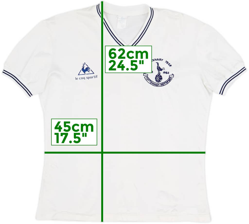 1982-83 Tottenham Centenary Home Shirt - 8/10 - (Y)