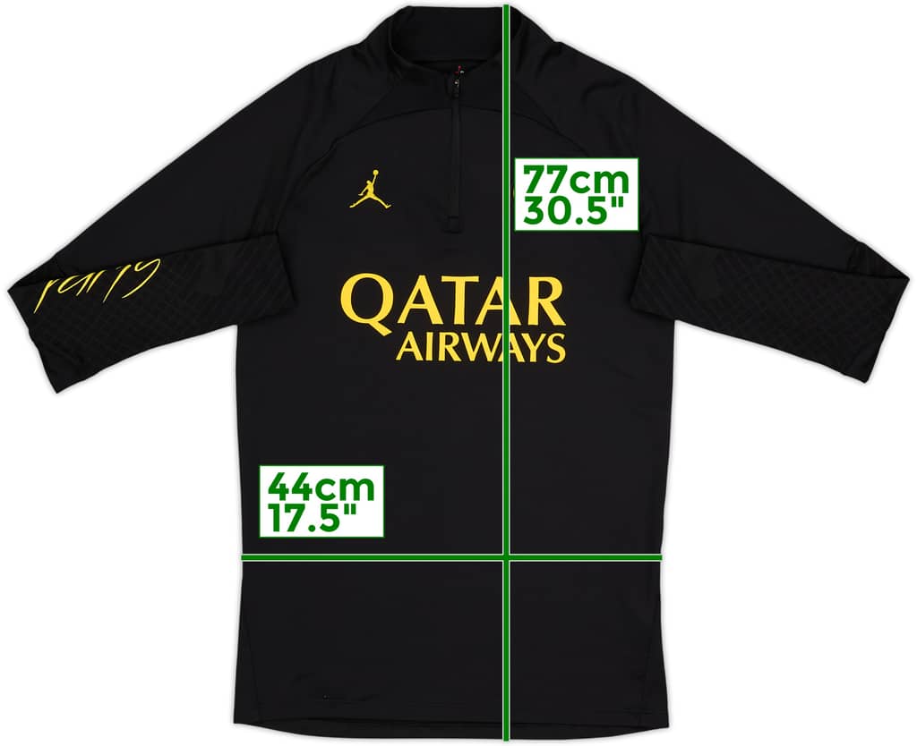 2023-24 Paris Saint-Germain Jordan 1/4 Zip Drill Top - 8/10 - (S)
