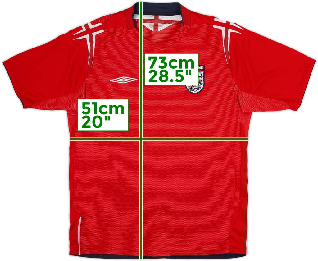 2004-06 England Away Shirt - 5/10 - (M)