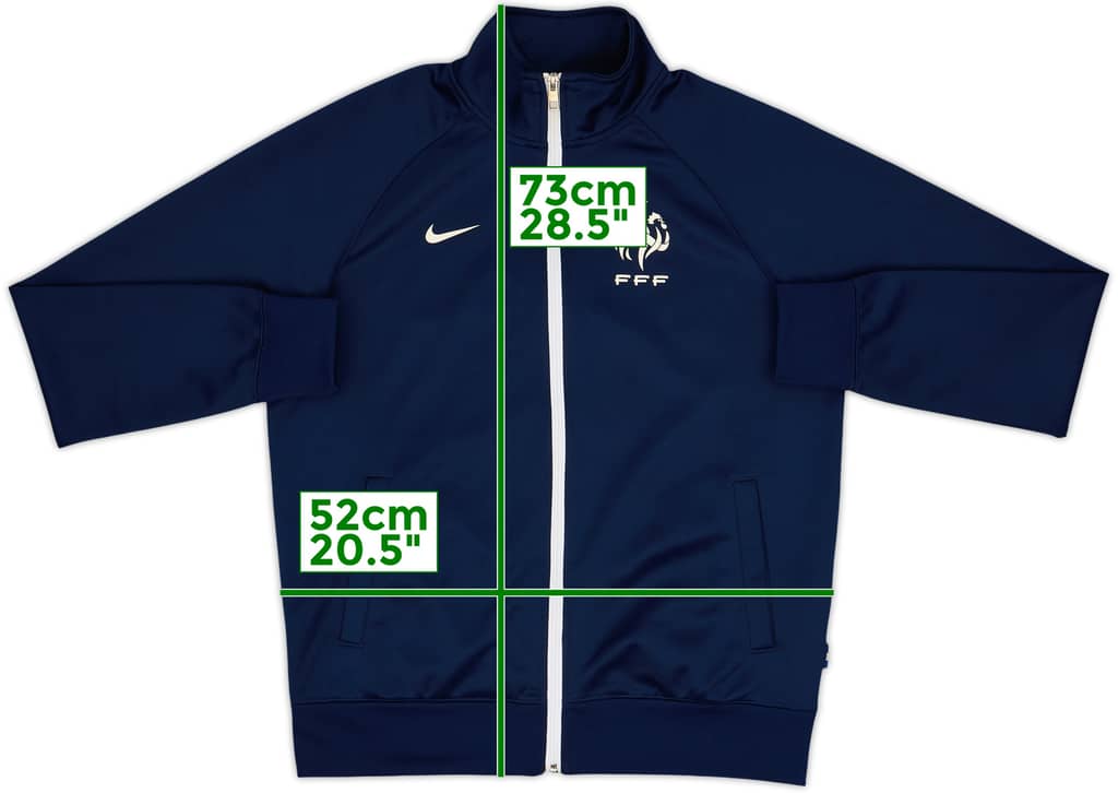 2014-15 France Nike Track Jacket - 8/10 - (M)