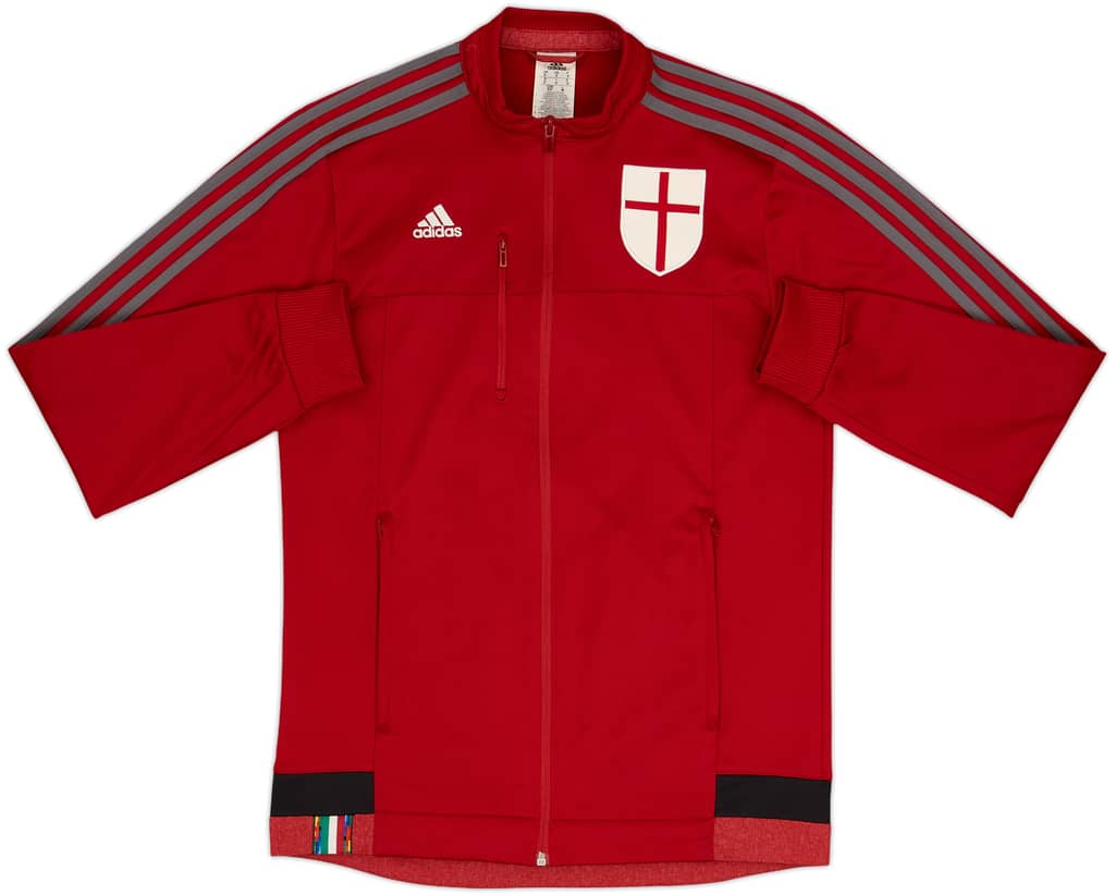 2015-16 AC Milan adidas Track Jacket - 8/10 - (S)