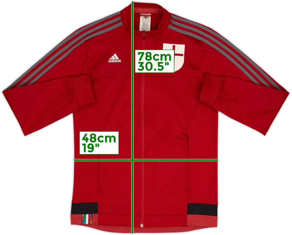 2015-16 AC Milan adidas Track Jacket - 8/10 - (S)