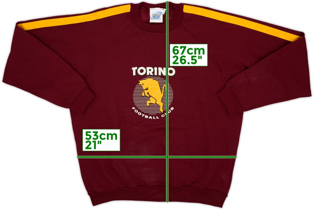 1990-91 Torino Le Felpe Dei Grande Sweat Top - 6/10 - (L)