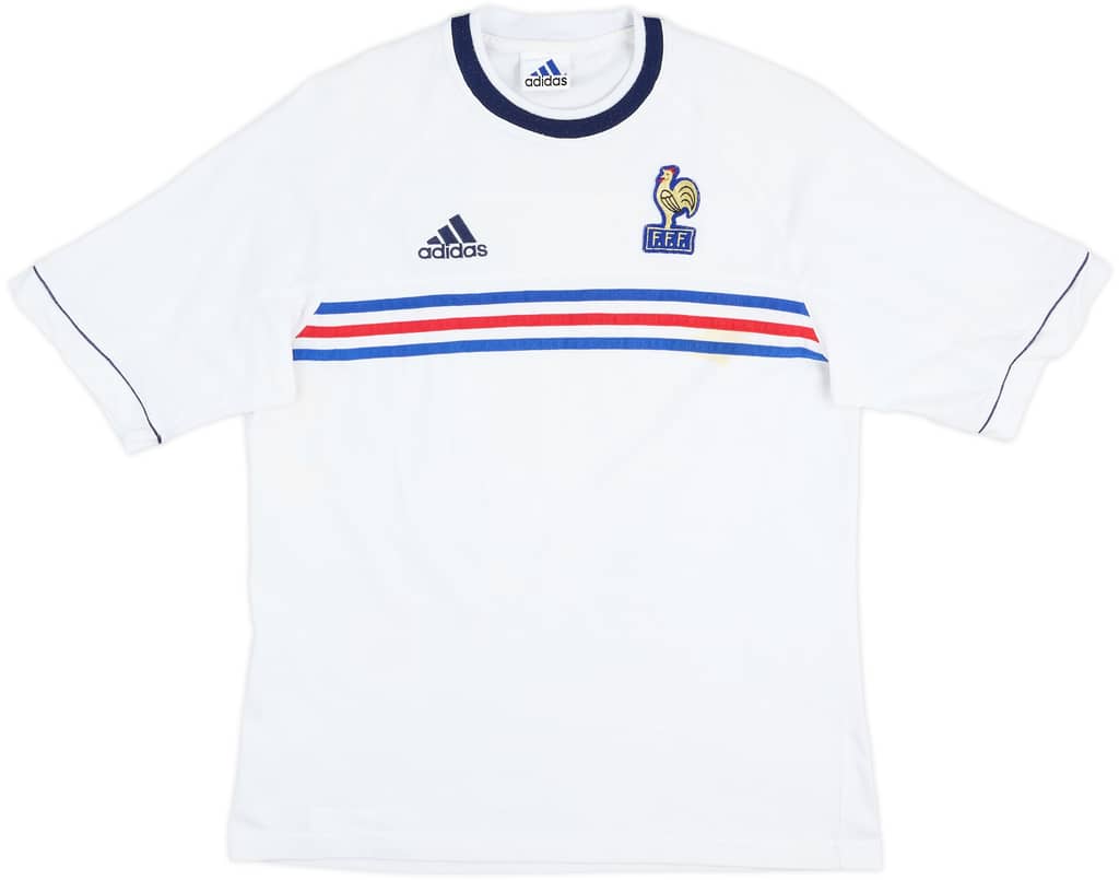 1998-00 France adidas Training Shirt - 6/10 - (S)