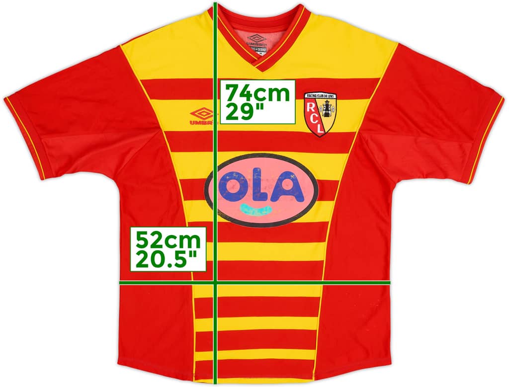 2000-01 Lens Home Shirt - 6/10 - (M)