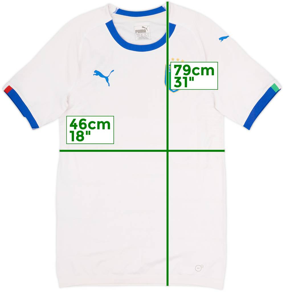 2018-19 Italy Player Issue Away Shirt - 7/10 - (XL)