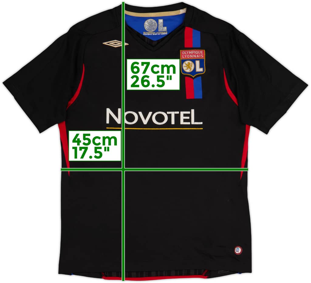 2007-08 Lyon Third Shirt - 5/10 - (XL.Boys)