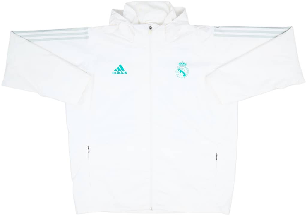 2017-18 Real Madrid adidas Hooded Track Jacket - 6/10 - (XXL)