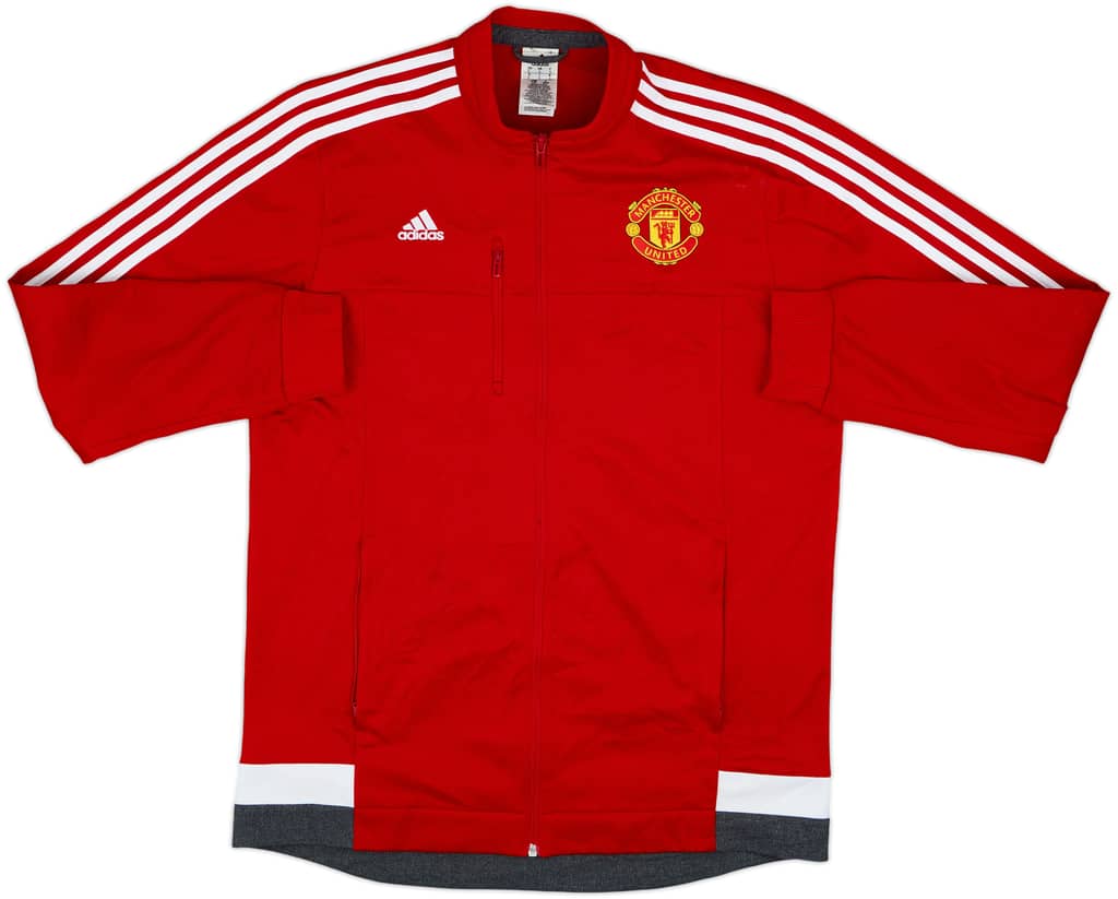 2015-16 Manchester United adidas Track Jacket - 6/10 - (L)