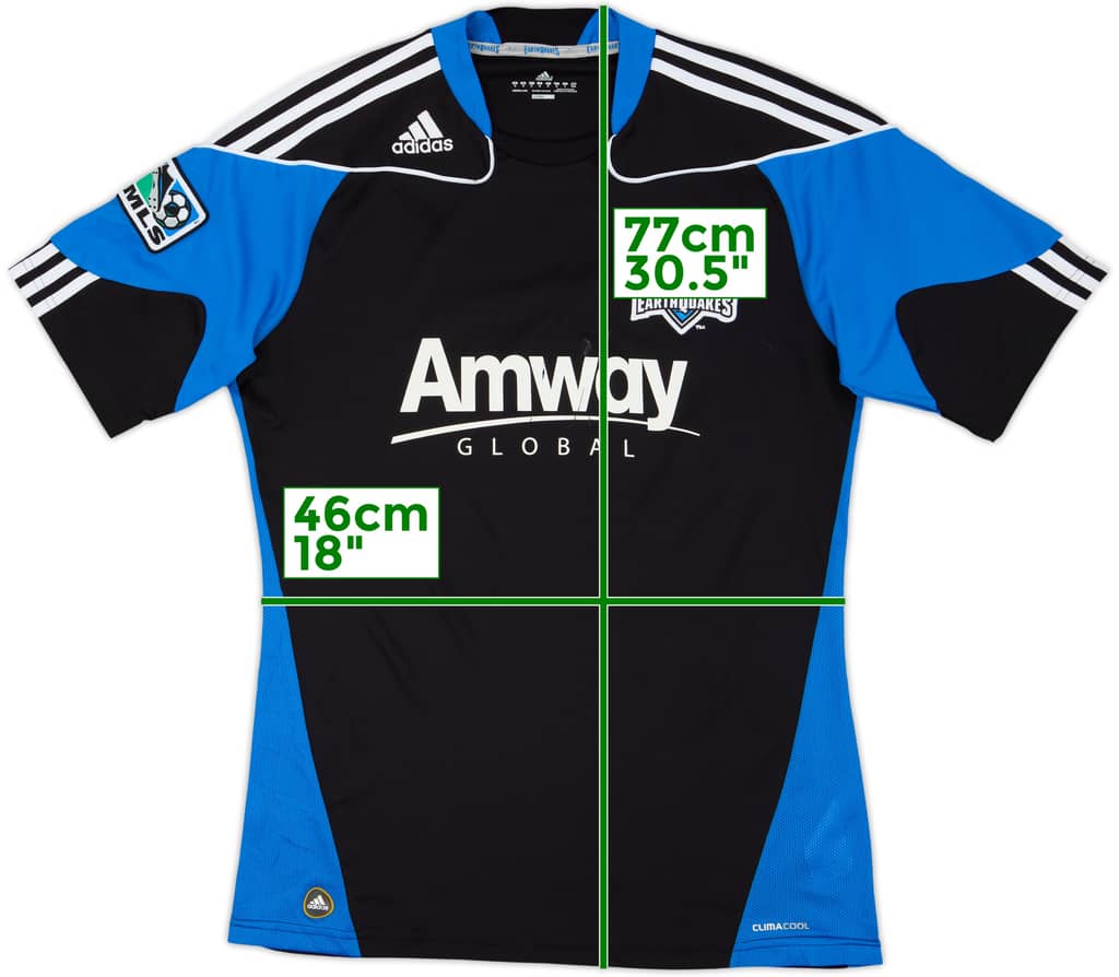 2010-11 San Jose Earthquakes Home Shirt - 7/10 - (M)