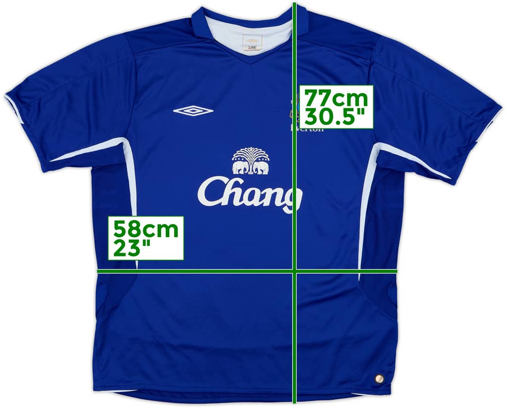 2005-06 Everton Home Shirt - 8/10 - (XXL)