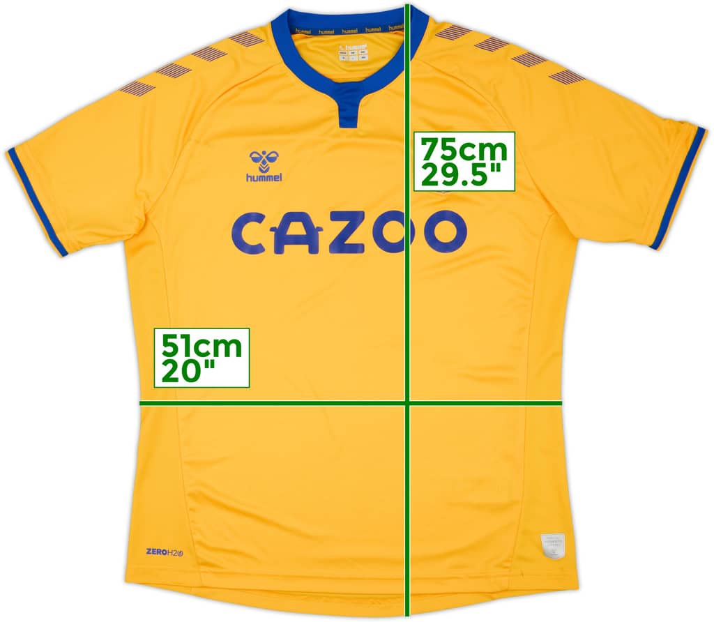 2020-21 Everton Away Shirt - 5/10 - (XL)