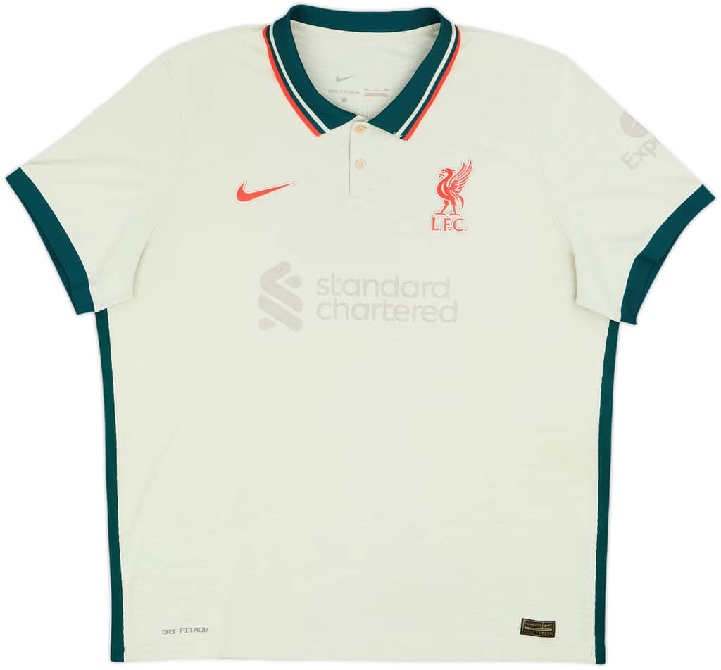2021-22 Liverpool Authentic Away Shirt - 4/10 - (XXL)