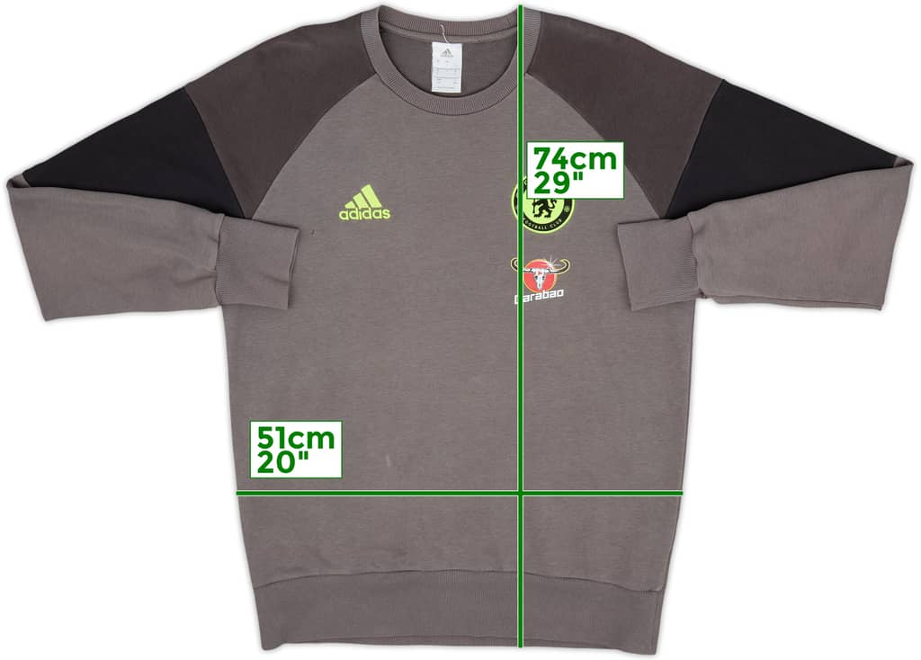 2016-17 Chelsea adidas Sweat Top - 6/10 - (L)