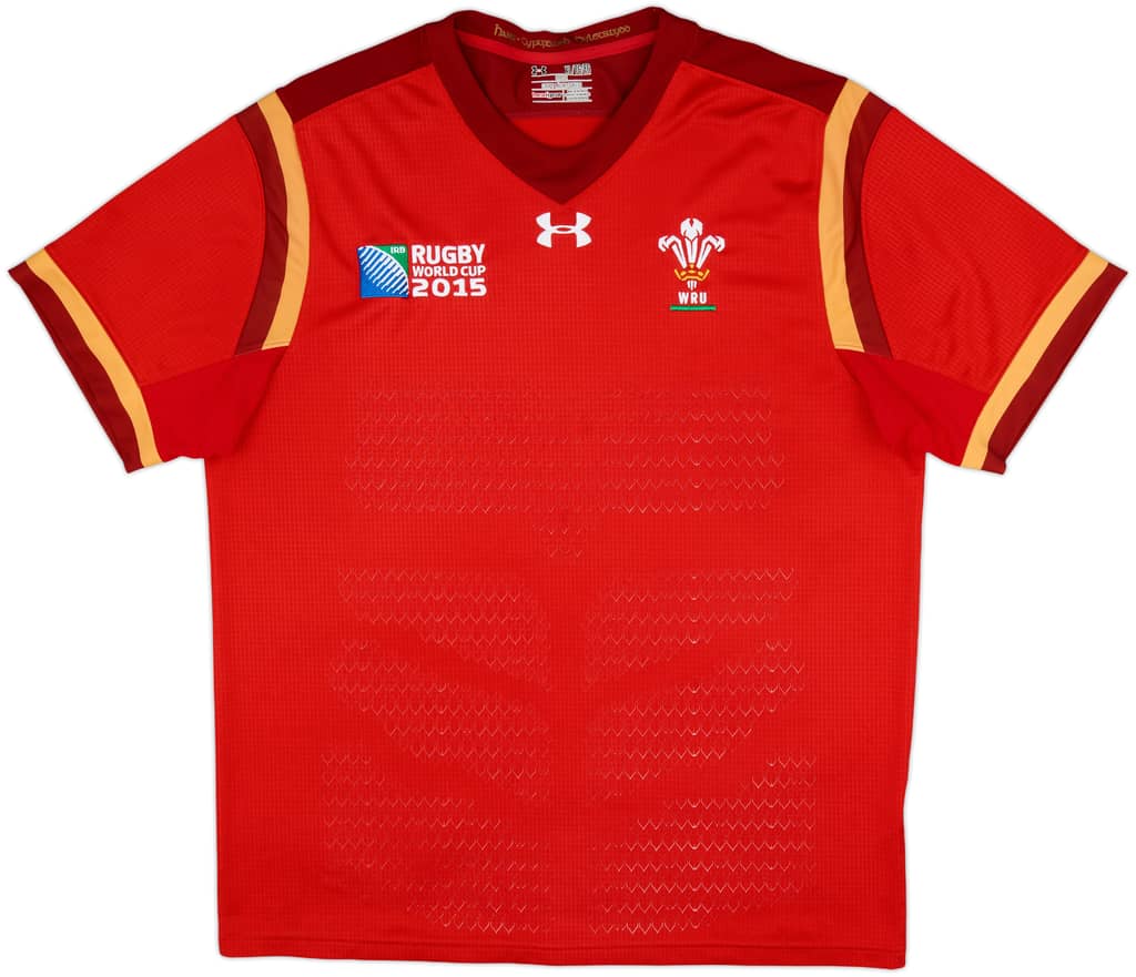 2015 Wales Rugby World Cup Home Shirt - 10/10 - (XL)