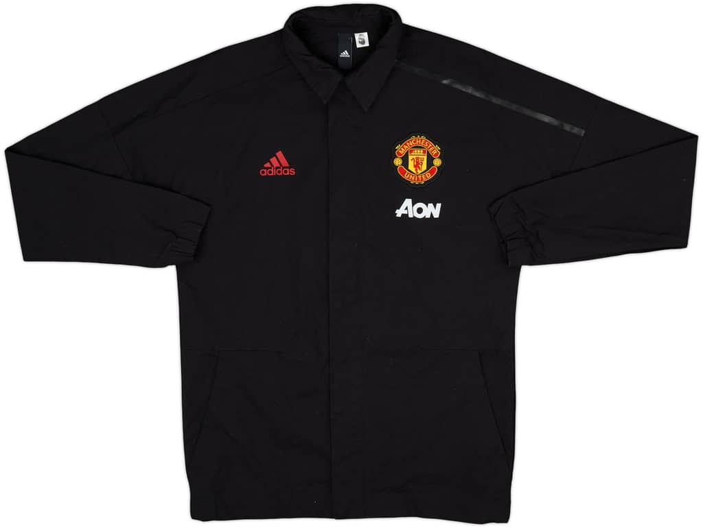 2017-18 Manchester United adidas Track Jacket - 8/10 - (L)