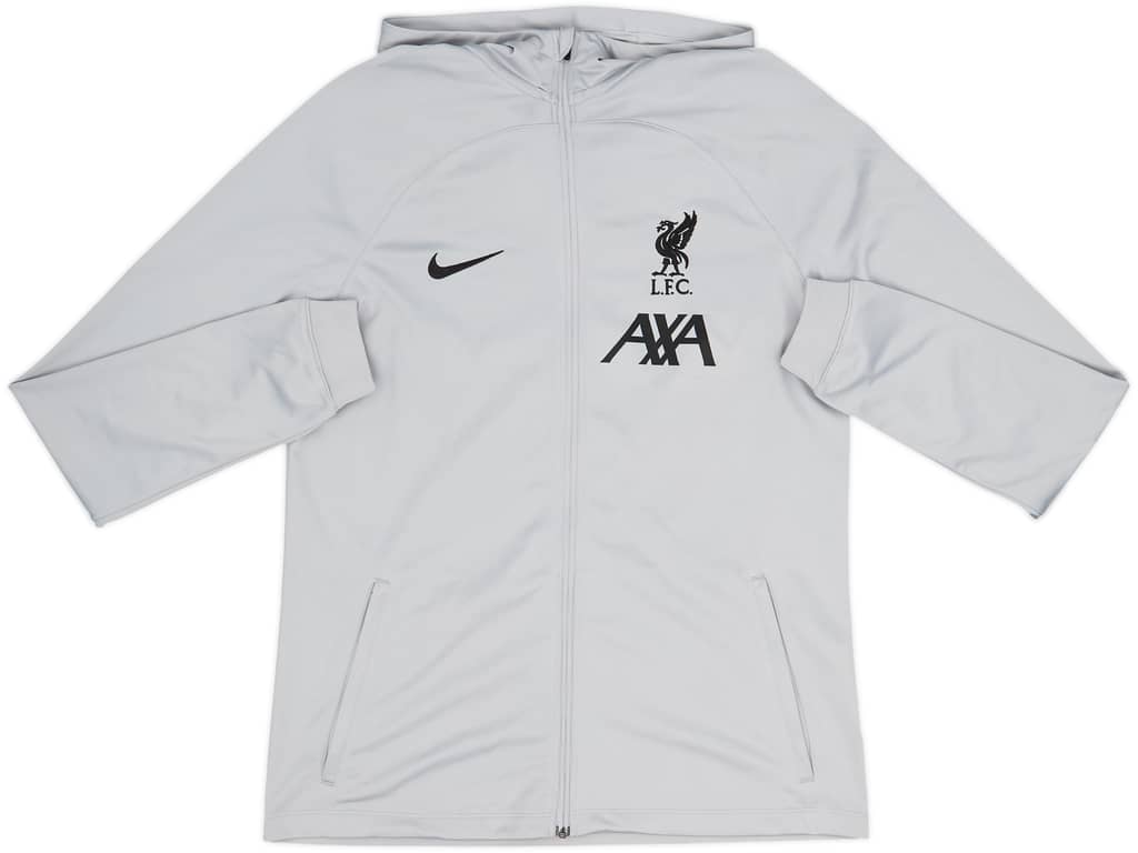 2023-24 Liverpool Nike Hooded Track Jacket - 9/10 - (XL.Boys)