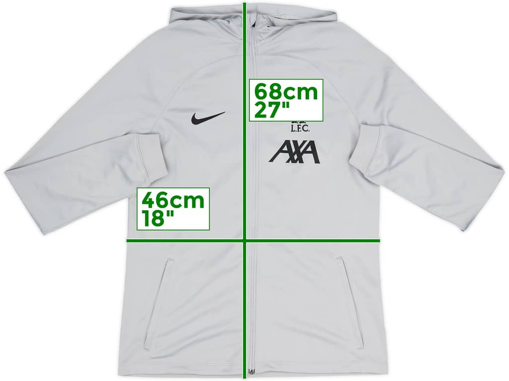 2023-24 Liverpool Nike Hooded Track Jacket - 9/10 - (XL.Boys)