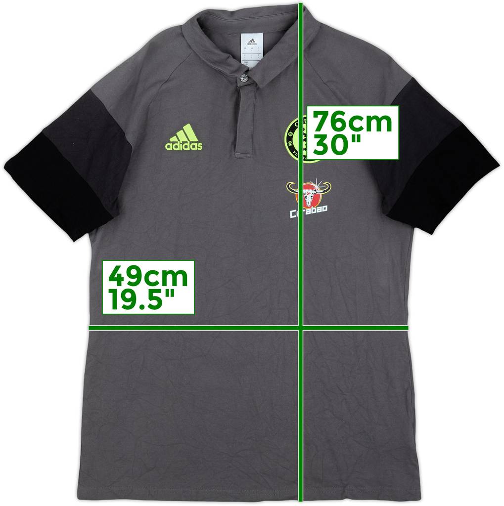 2016-17 Chelsea adidas Polo Shirt - 9/10 - (L)