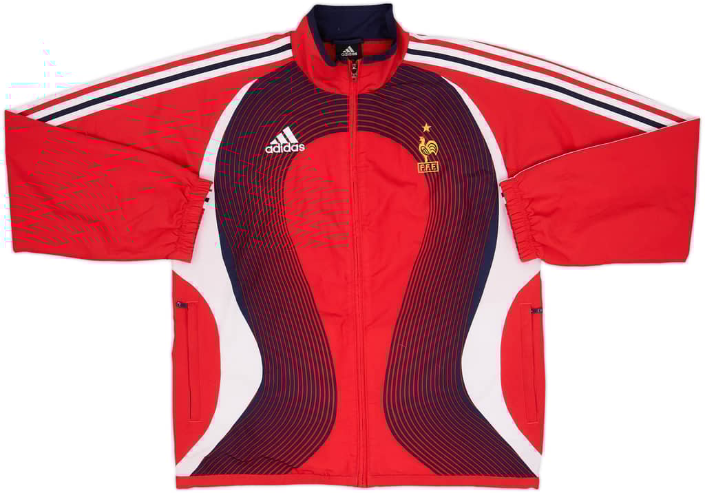 2007-08 France adidas Track Jacket - 10/10 - (S)