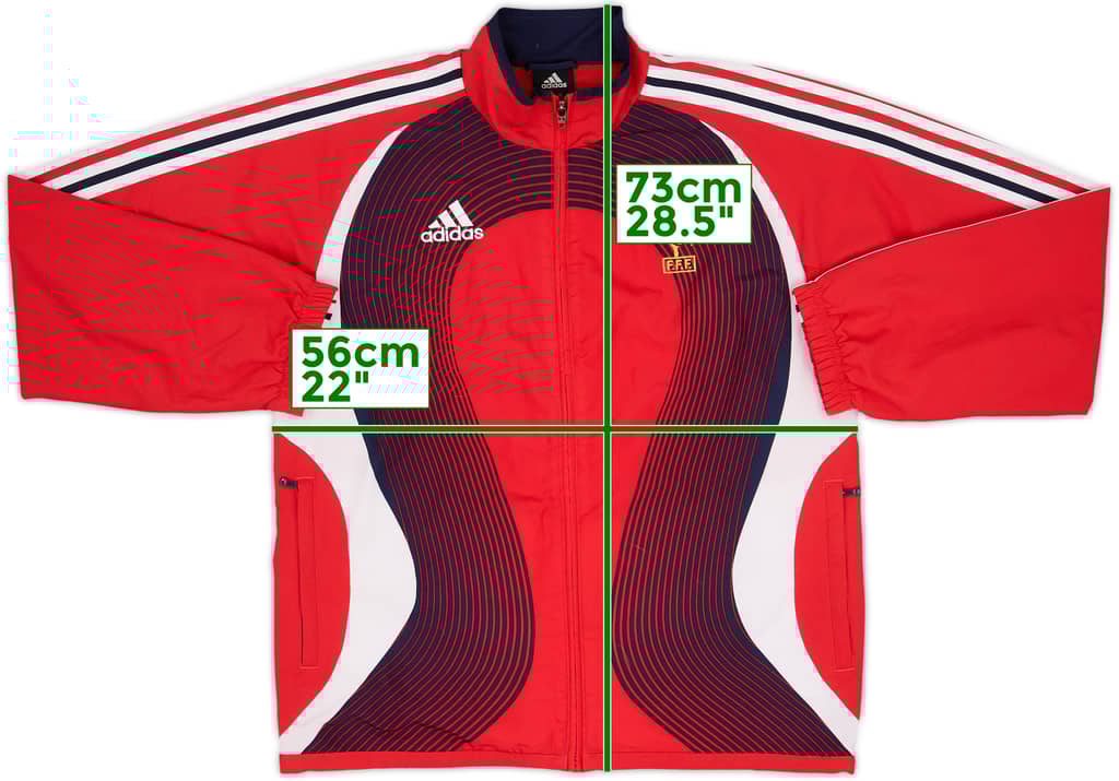 2007-08 France adidas Track Jacket - 10/10 - (S)