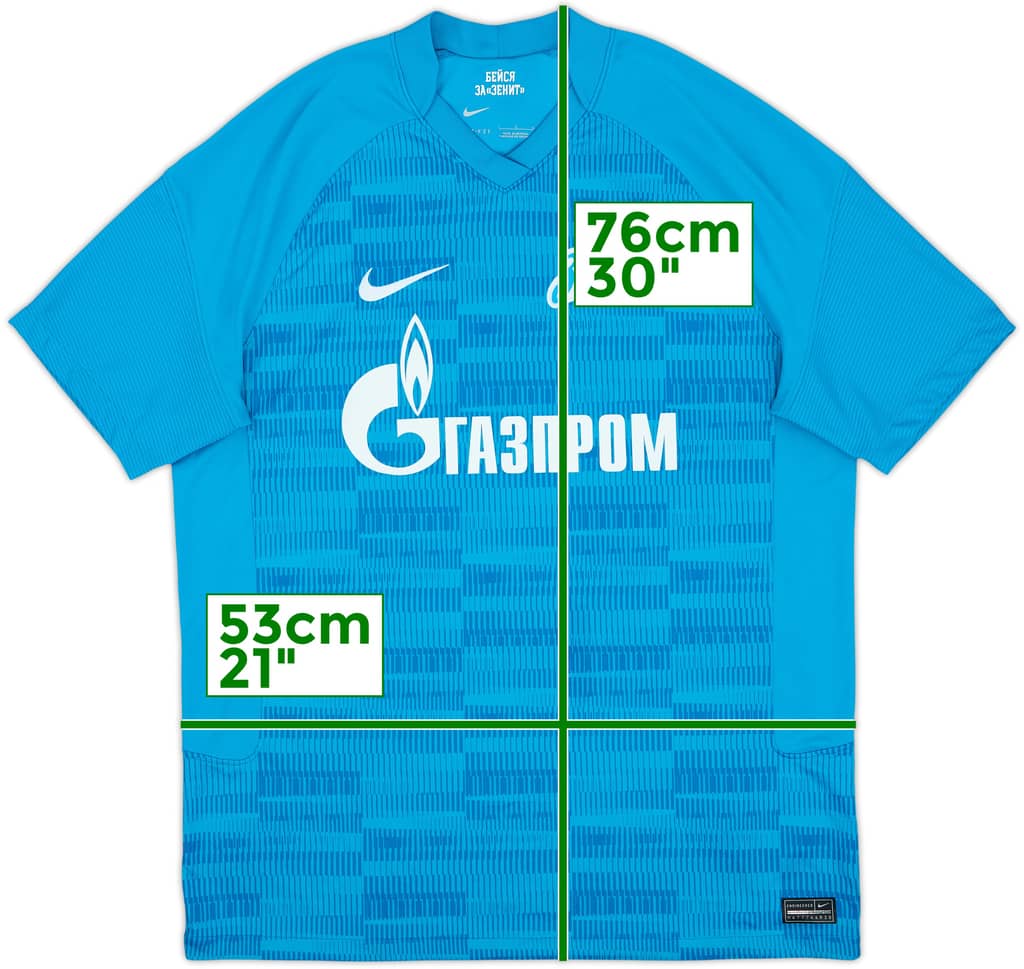 2021-22 Zenit St. Petersburg Home Shirt - 10/10 - (L)