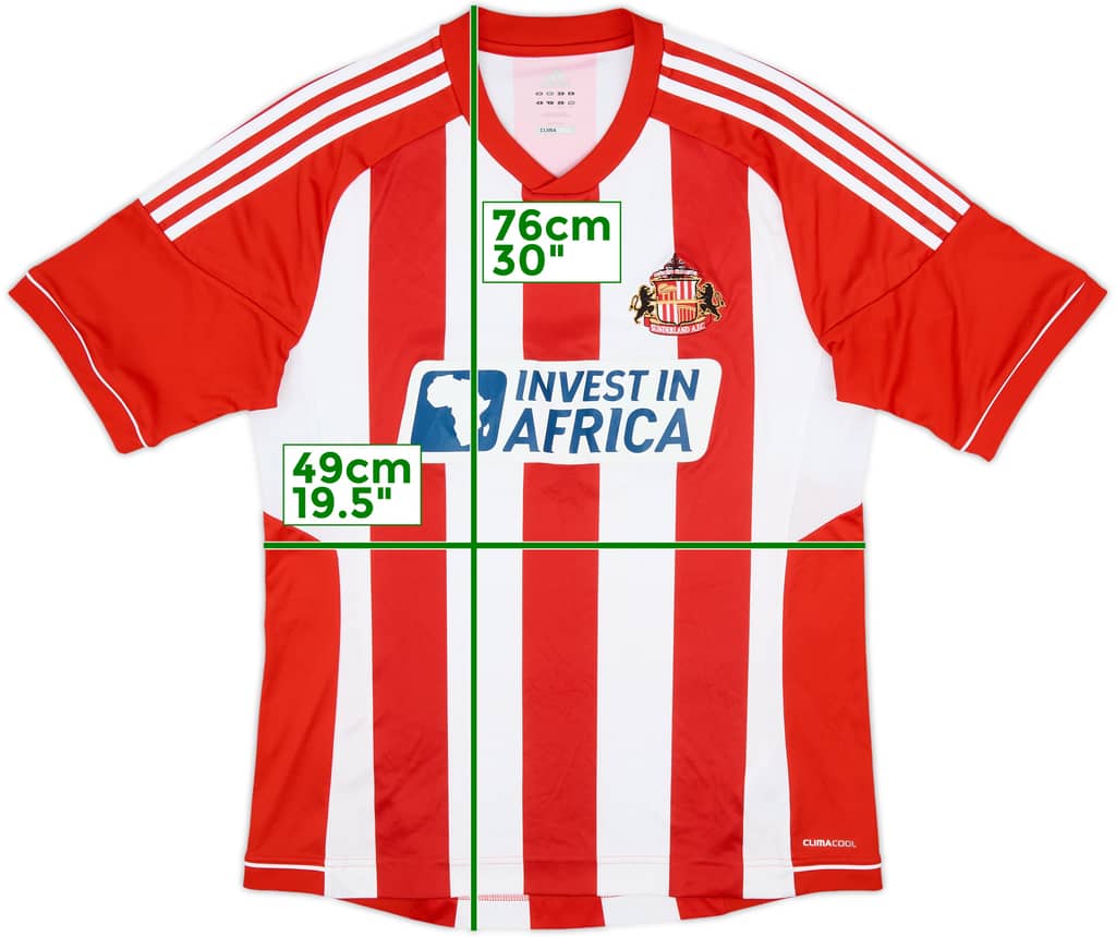 2012-13 Sunderland Home Shirt - 9/10 - (L)