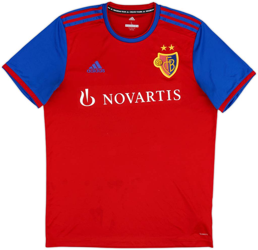 2019-20 FC Basel Home Shirt - 9/10 - (L)