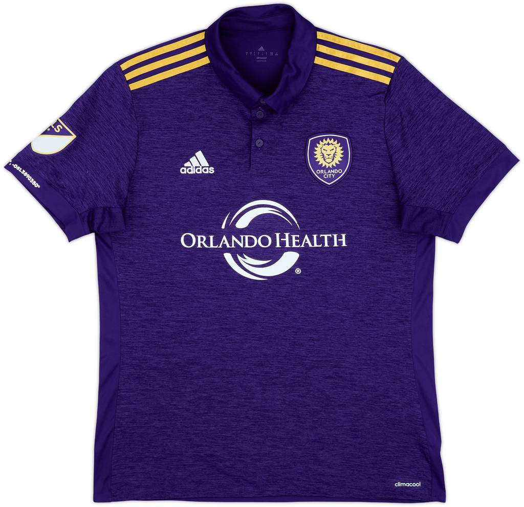 2017 Orlando City Home Shirt - 8/10 - (L)