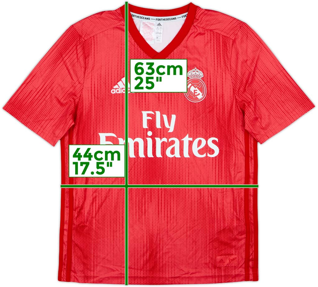 2018-19 Real Madrid Third Shirt - 8/10 - (L.Boys)
