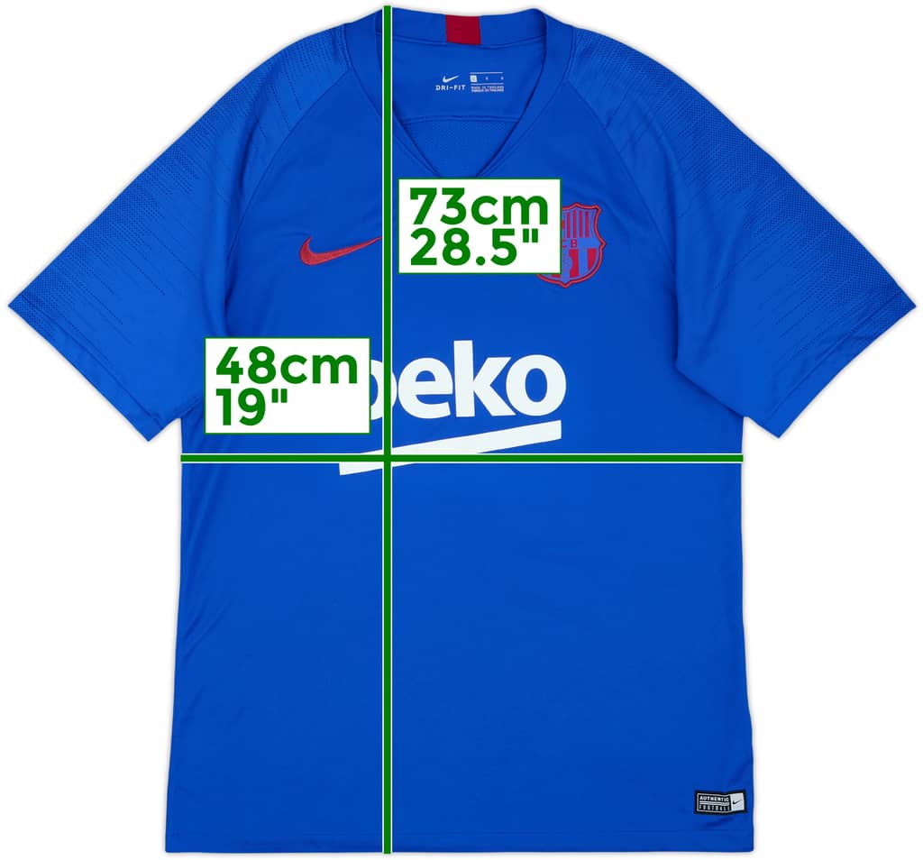 2019-20 Barcelona Nike Training Shirt - 10/10 - (L)