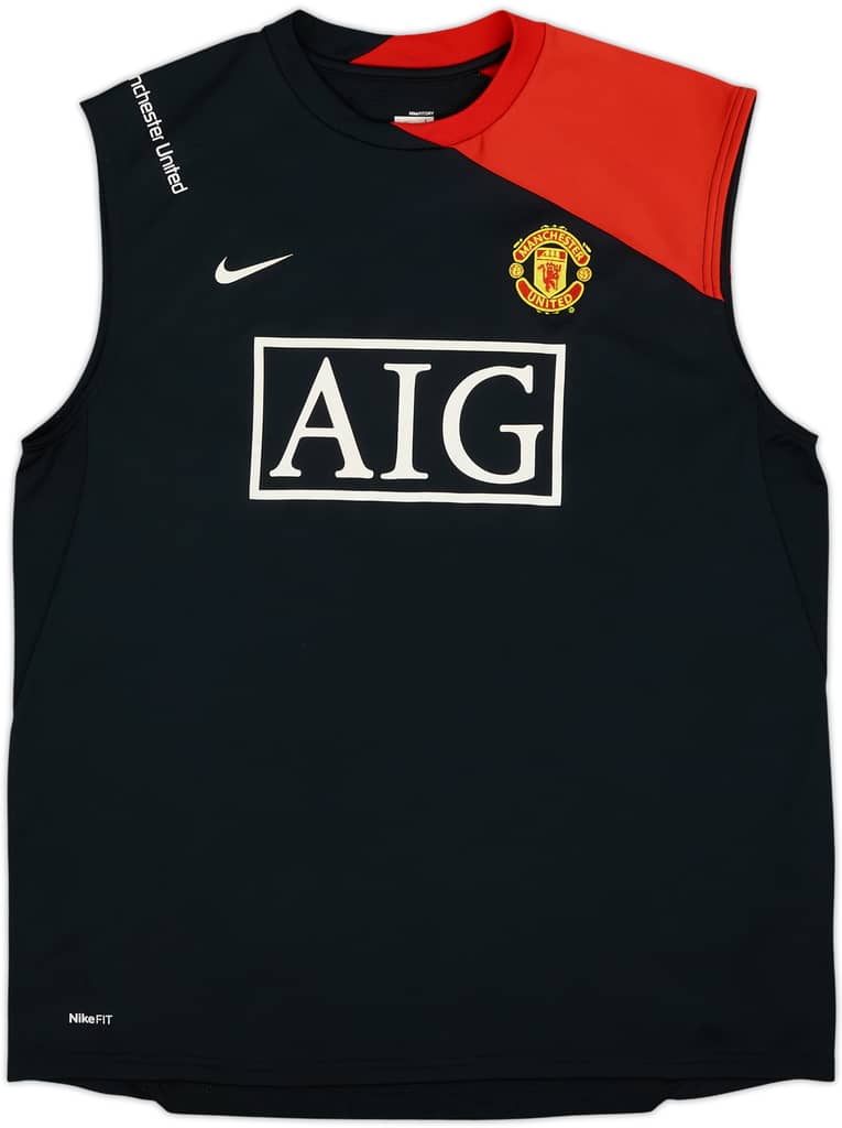 2008-09 Manchester United Nike Training Vest - 8/10 - (L)