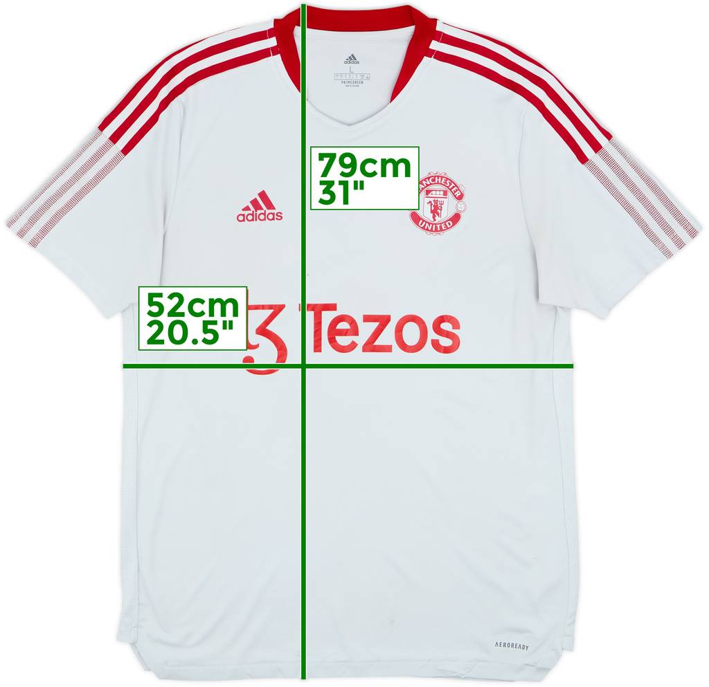 2021-22 Manchester United adidas Training Shirt - 7/10 - (L)