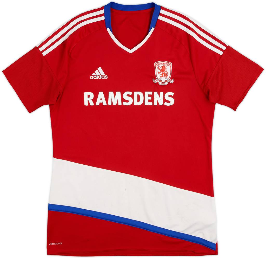 2016-17 Middlesbrough Home Shirt - 4/10 - (M)
