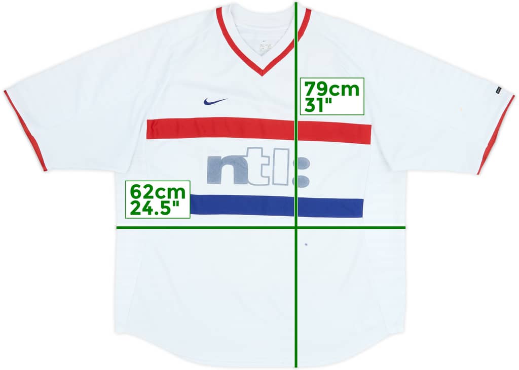 2000-01 Rangers Away Shirt - 5/10 - (XL)