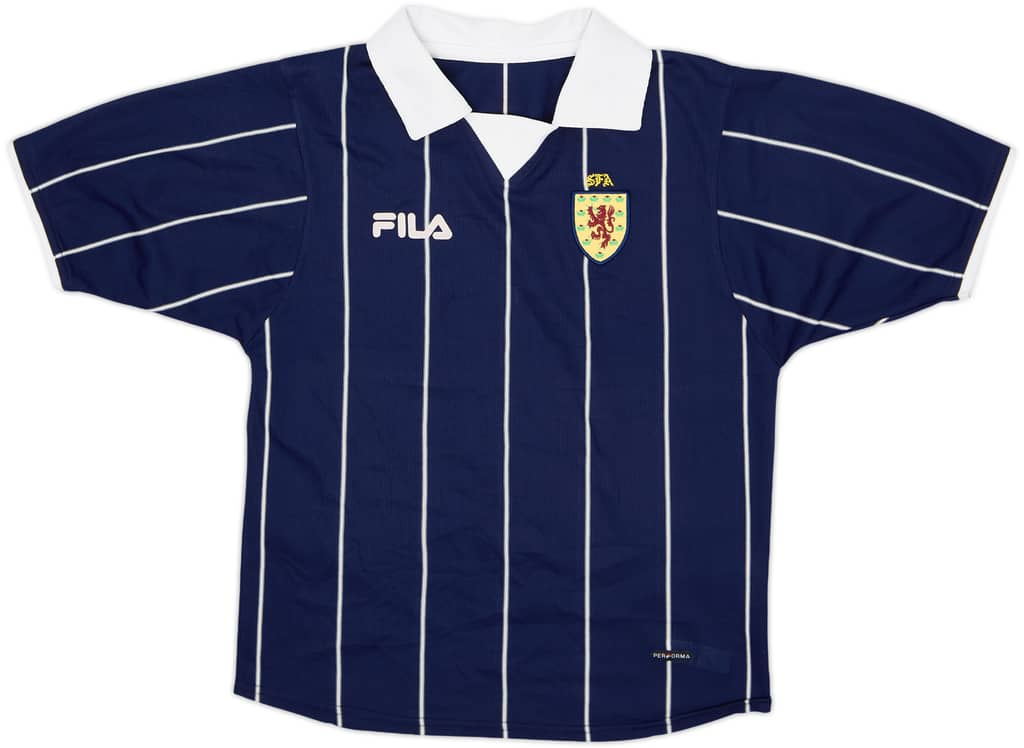 2002-03 Scotland Home Shirt - 8/10 - (S.Boys)