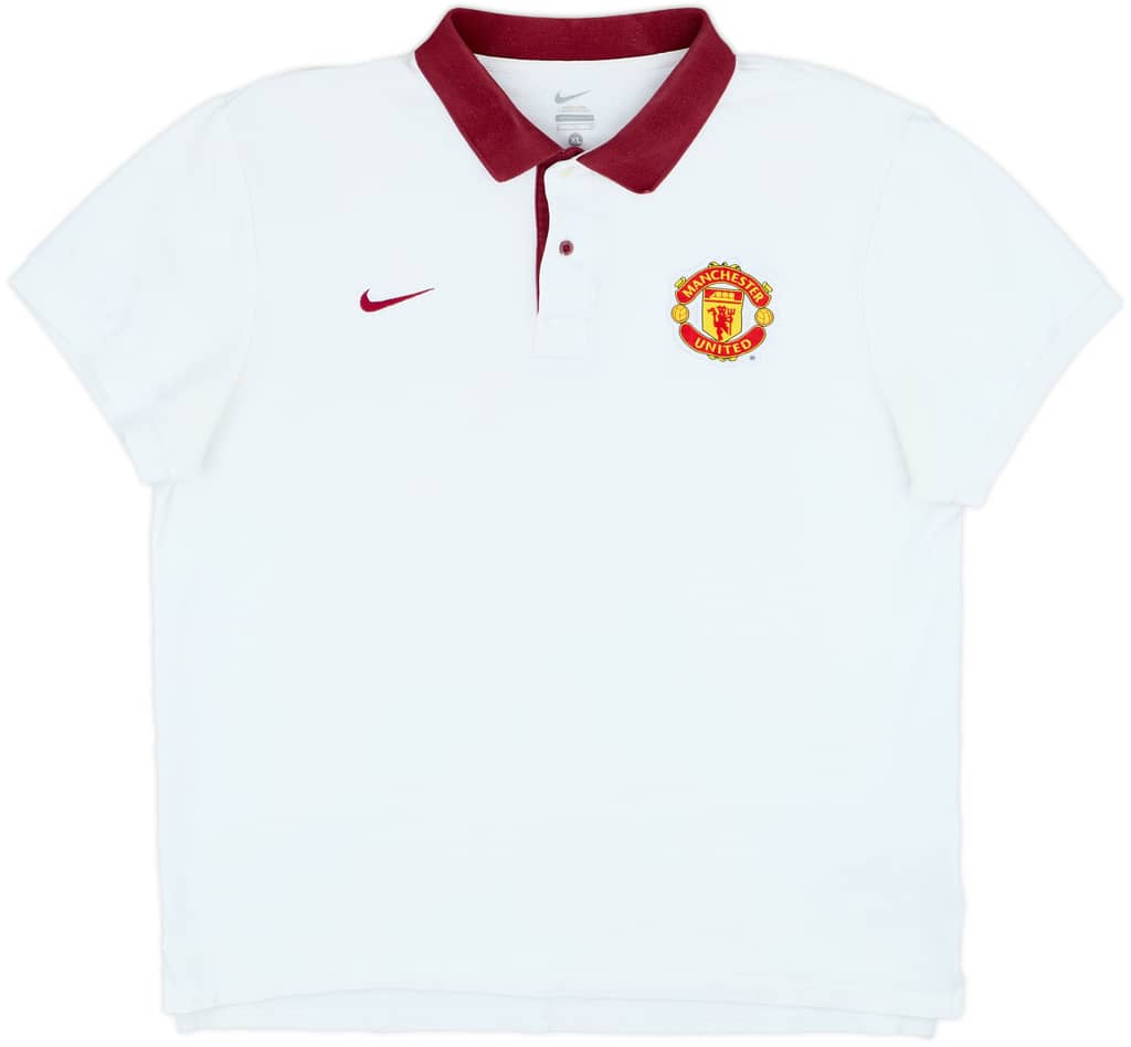 2013-14 Manchester United Nike Polo Shirt - 7/10 - (XL)